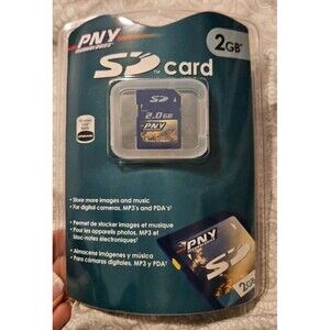 NIP PNY Optima 2GB SD Camera Memory Card P-SD2G-RF3